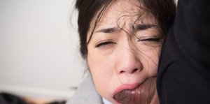 Tokyo Face Fuck xxx photo collection featuring Enami Ryu in robbing on dick porn