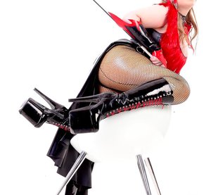 Rubber Tits pleased to share with you a free xxx photo gallery with lovely damsel in female domination fantasy